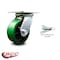 Service Caster 5 Inch Green Poly on Cast Iron Caster with Roller Bearing and Swivel Lock SCC SCC-35S520-PUR-GB-BSL - alternate 6